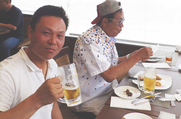 北海道で飲むビールは、とてもおいしいです。